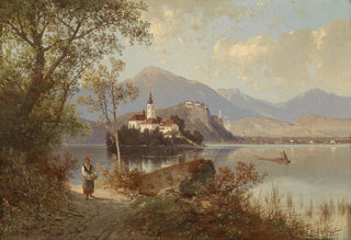 Carl Hasch - Blick auf den Bleder See.webp
