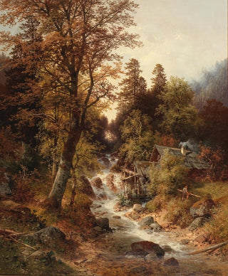 Carl Hasch - Waldmhle bei Windischgarsten.webp