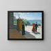 Soldaten vor dem Nationalmuseum in Stockholm - Carl Hedelin — gerahmtes Bild an der Wand