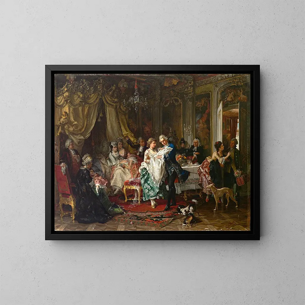 Le Tufling - Carl Herpfer — gerahmtes Bild an der Wand