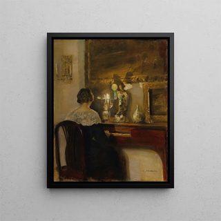 Carl Holse - A Lady Playing the Piano.webp