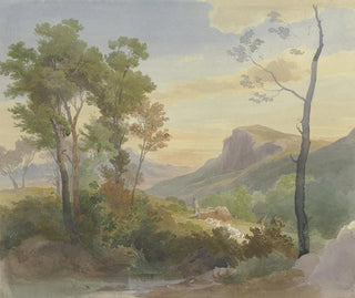 italienische Berglandschaft - Carl Hummel — Ansicht des Kunstwerks
