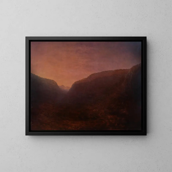 Landschaft - Carl Johan Fahlcrantz — gerahmtes Bild an der Wand