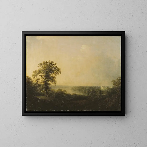 Vue de Haga - Carl Johan Fahlcrantz — gerahmtes Bild an der Wand