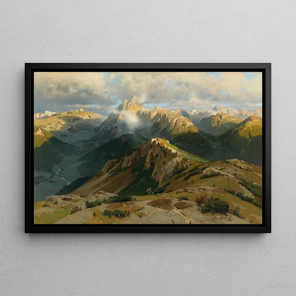 Carl Julius Emil Ludwig - On the Hoher Frassen.webp