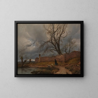Carl Julius von Leypold - Wanderer in the Storm.webp