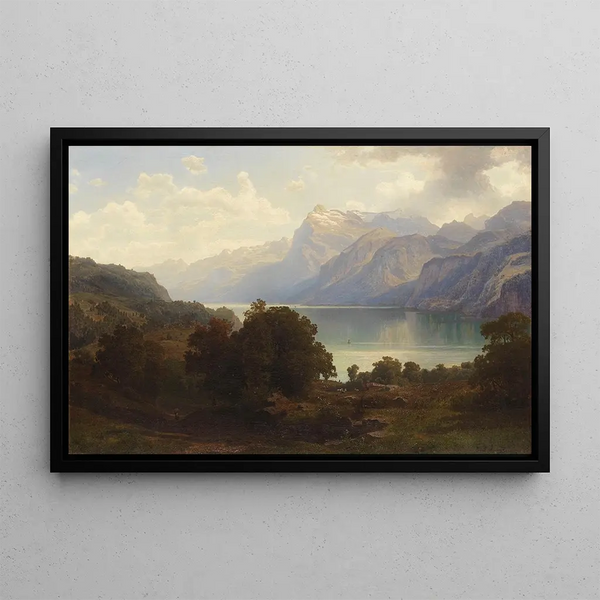 Carl Jungheim - Am Vierwaldstttersee mit Blick auf das Pilatusmassiv.webp