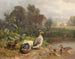 Enten am Teichufer - Carl Jutz — Ansicht des Kunstwerks