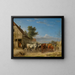 Horde in Migration - Carl Kuntz — gerahmtes Bild an der Wand