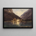 am See - Carl Lafitte — gerahmtes Bild an der Wand