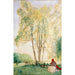 Reproduktion des Gemäldes Unter den Birken - Carl Larsson