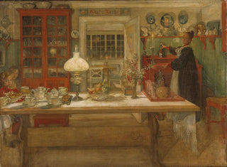 Carl Larsson - Getting Ready for a Game.webp