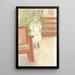 Mädchen und Schaukelstuhl - Carl Larsson — gerahmtes Bild an der Wand