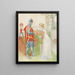 Lisana und Margon - Carl Larsson — gerahmtes Bild an der Wand