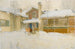 Mein Landhaus im Winter Sundborn - Carl Larsson — Ansicht des Kunstwerks
