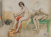 Das Modell und die Mannequins - Carl Larsson — Ansicht des Kunstwerks