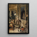 Spielzeug in der Ecke - Carl Larsson — gerahmtes Bild an der Wand