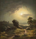 Landschaft bei Mondschein - Carl Ludwig Scheins — Ansicht des Kunstwerks