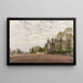 Ansicht des Schweriner Schlosses - Carl Malchin — gerahmtes Bild an der Wand