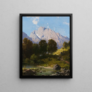 Carl Millner - Sommerliche Gebirgslandschaft.webp