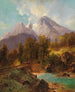 Le Watzmann près de Berchtesgaden - Carl Millner — Ansicht des Kunstwerks