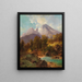 Le Watzmann près de Berchtesgaden - Carl Millner — gerahmtes Bild an der Wand