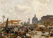Der Naschmarkt in Wien - Carl Moll — Ansicht des Kunstwerks