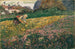Junge Frau im blühenden Feld - Carl Moll — Ansicht des Kunstwerks