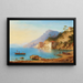 Vue de la côte amalfitaine - Carl Morgenstern — gerahmtes Bild an der Wand