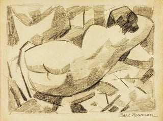 Frau nackt liegend - Carl Newman — Ansicht des Kunstwerks