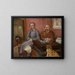 Chinesische Händler - Carl Peter Mazer — gerahmtes Bild an der Wand