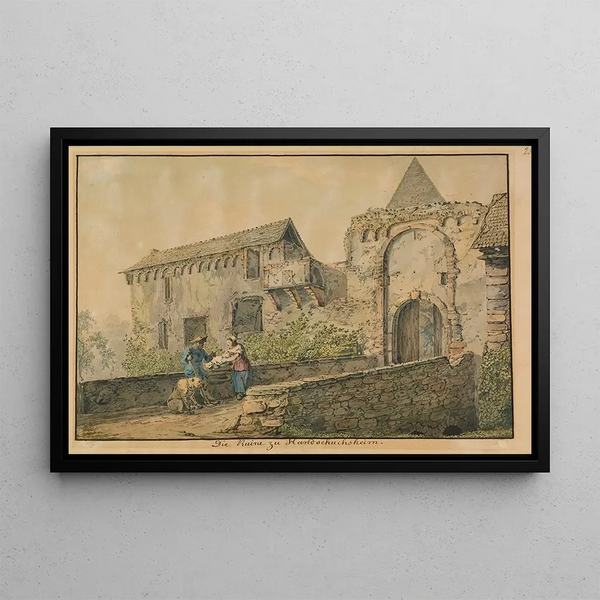 Carl Philipp Fohr - Ruin of the Tiefburg at Handschuhsheim.webp