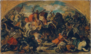 Carl Rahl - Friedrich II der Streitbare 12191246 als Sieger ber die Mongolen in der Schlacht an der Leitha bei Wiener Neustadt am 15 Juni 1246.webp