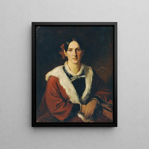 Carl Rahl - Luise von Schwind die Gattin des Malers Moritz von Schwind.webp