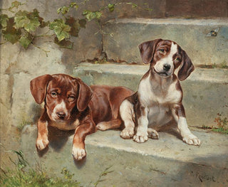 Sieste troublée - Carl Reichert — Ansicht des Kunstwerks