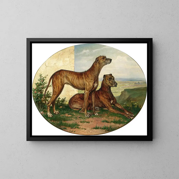 Carl Reichert - Two Great Danes in a Vast Landscape.webp