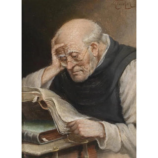 Carl Schleicher - Lesender Mnch.webp