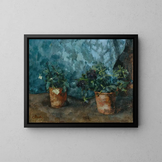 Carl Schuch - Stillleben mit Blumentpfen.webp