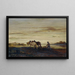 Der Bauer - Carl Schweninger — gerahmtes Bild an der Wand