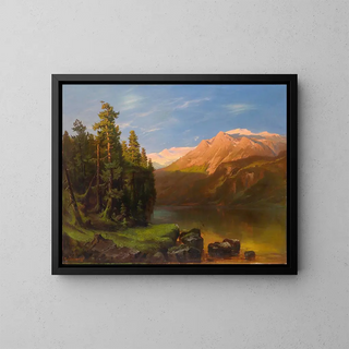 Carl Schweninger - Landschaft im Abendrot.webp