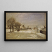 Winteransicht von Eriksberg, Stockholm - Carl Skånberg — gerahmtes Bild an der Wand