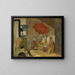 Der arme Dichter - Carl Spitzweg — gerahmtes Bild an der Wand