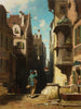 Der Postbote - Carl Spitzweg — Ansicht des Kunstwerks