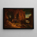 Einsiedler in der Dämmerung, L'Anachorète - Carl Spitzweg — gerahmtes Bild an der Wand