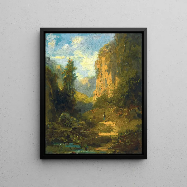 Carl Spitzweg - Gebirgslandschaft.webp