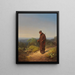 Mnch Elle m'aime un peu du fond du cœur - Carl Spitzweg — gerahmtes Bild an der Wand