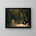 Der Witwer - Carl Spitzweg — gerahmtes Bild an der Wand