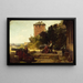 Der alte Kommandant der Festung - Carl Spitzweg — gerahmtes Bild an der Wand