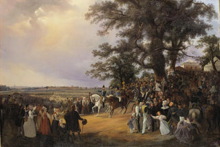 Carl Stefan Bennet - Review in Ladugrdsgrde Fields during Czar Nicolaus Visit in 1838.webp