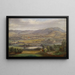 Industriegemälde Landschaft - Carl Thöndel — gerahmtes Bild an der Wand